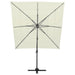 4-tier Parasol with Aluminium Pole Sand 250x250 Cm Totnxb