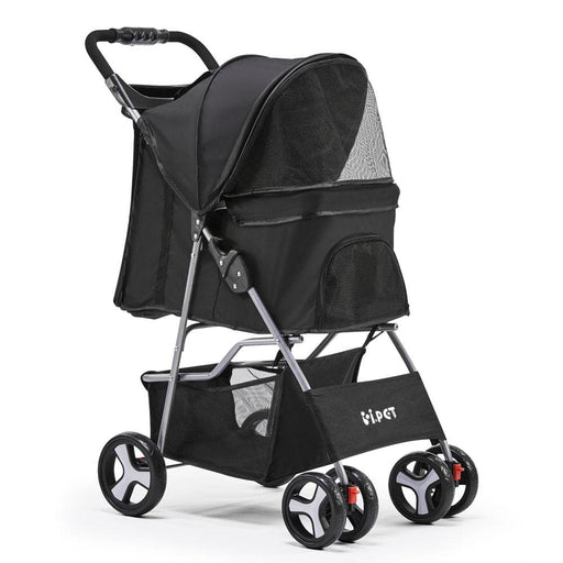 I.pet 4 Wheel Pet Stroller - Black