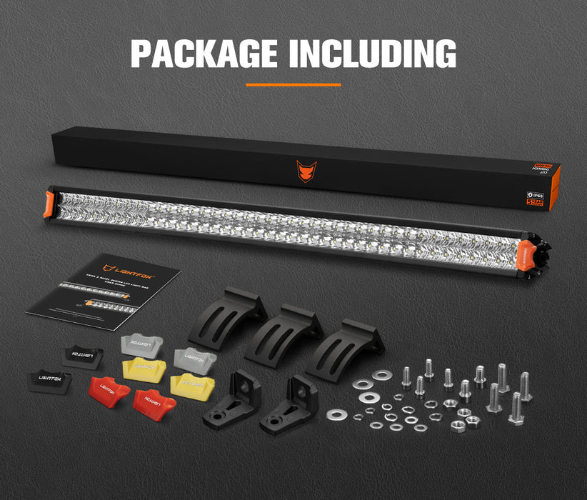 40 Inch Osram Led Light Bar Dual Rows Combo Beam Driving Lamp