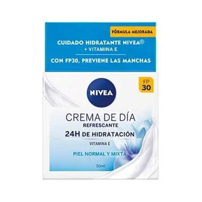 Day Cream By Nivea Crema De Da Refrescante Spf 30 50 Ml