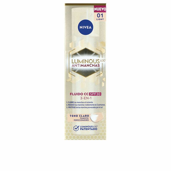 Cc Cream By Nivea Luminous 630 Clear Spf 30 40 Ml