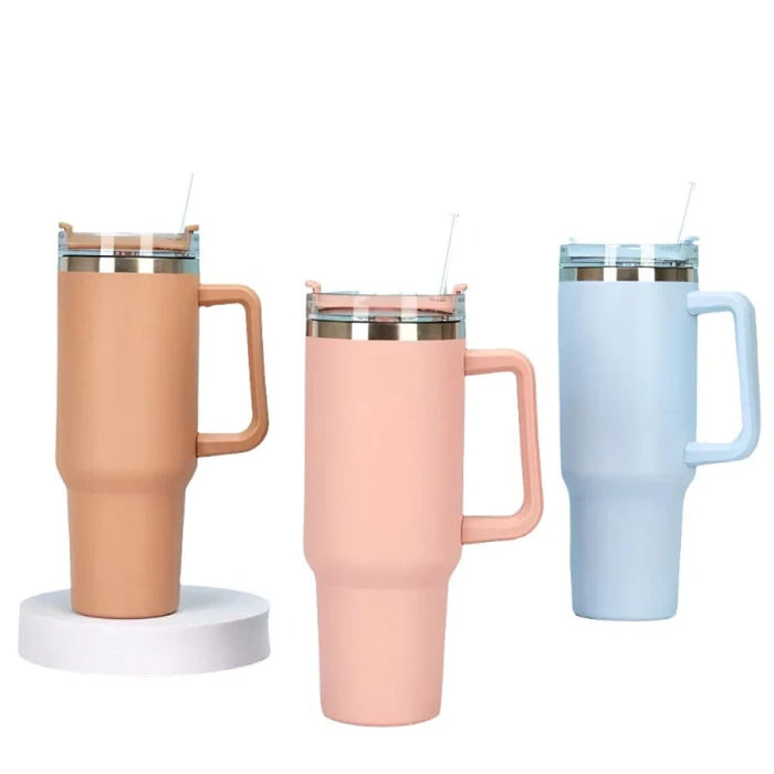 40oz Portable Stainless Steel Insulation Cup With Handle