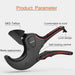 42 75mm Pipe Cutter Aluminum Ratchet Scissors for Pvc Pu Pp