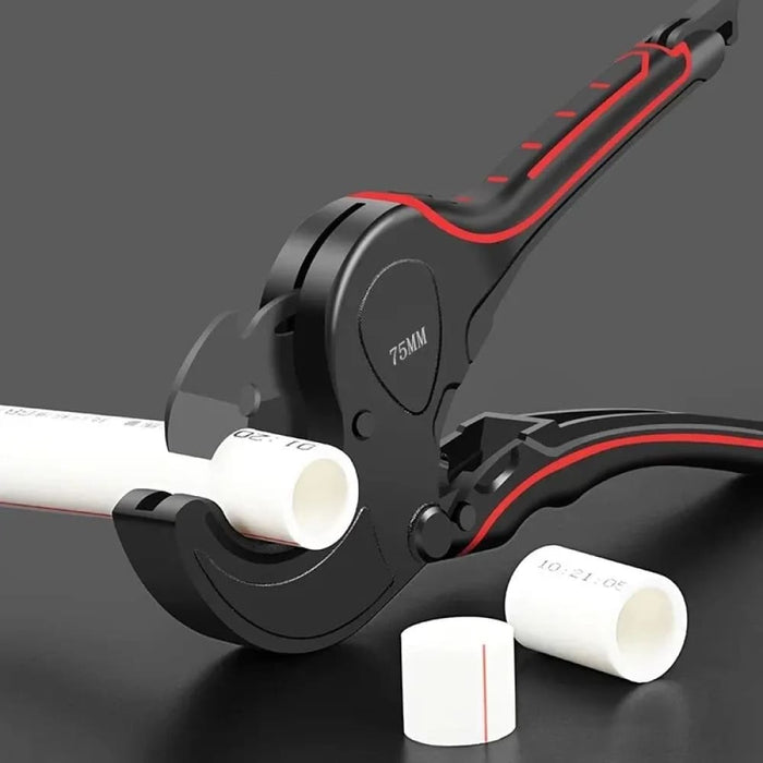 42 75mm Pipe Cutter Aluminum Ratchet Scissors for Pvc Pu Pp