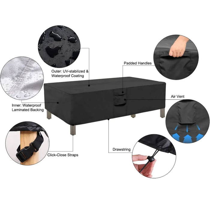 420d Outdoor Waterproof Patio Furniture Covers Heavy Extra