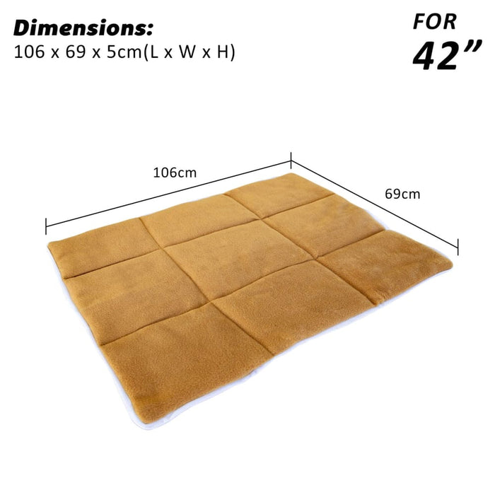 42inch Beige Pet Cushion Mat Dog Cat Pad