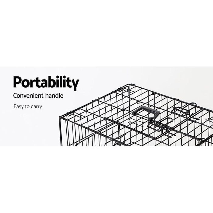 I.pet 42inch Pet Cage - Black