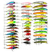 43 Piece Fly Fishing Lure Set 6 Models Hard Bait Wobbler