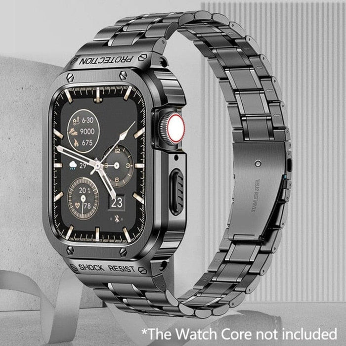 44mm 45mm 49mm Stainless Steel Luxury Strap + case