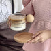 450ml Round Coffee Cup With Wooden Handle And Tray