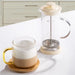 450ml Transparent Glass Milk Frother for Coffee