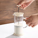 450ml Transparent Glass Milk Frother for Coffee