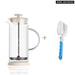 450ml Transparent Glass Milk Frother for Coffee
