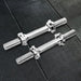 Goslash Picks 45cm Dumbbell Bar Solid Steel Pair Gym Home
