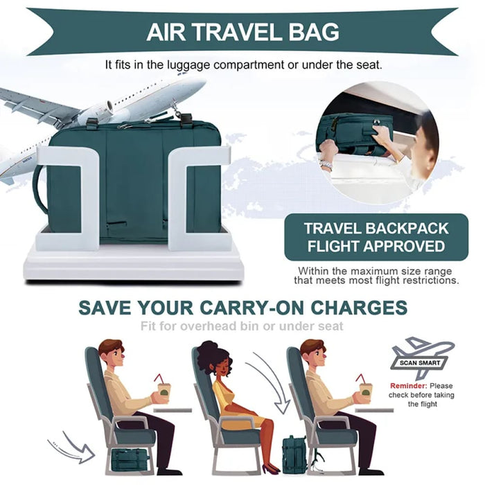 45l Convertible Travel Backpack