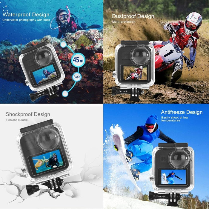 45m Underwater Waterproof Housing Diving Case For Gopro Max