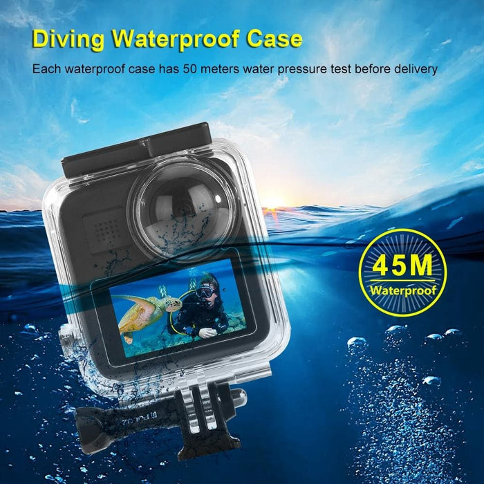 45m Underwater Waterproof Housing Diving Case For Gopro Max