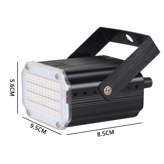 48 Rgb Uv Led Dj Disco Sound Activated Stage Lighting