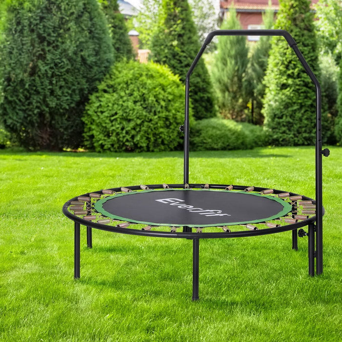 48 Inch Round Trampoline Kids Exercise Fitness Adjustable
