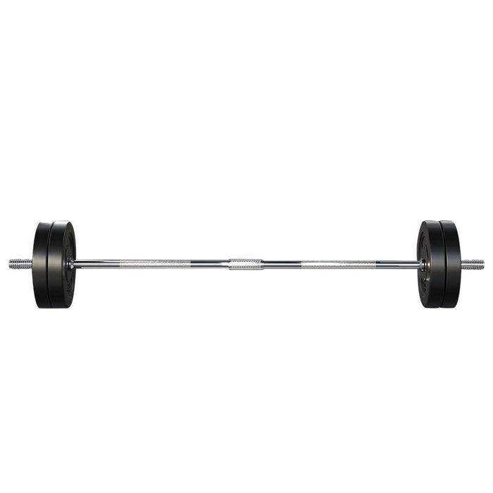 48kg Barbell Weight Set Plates Bar Bench Press Fitness