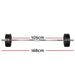 48kg Barbell Weight Set Plates Bar Bench Press Fitness
