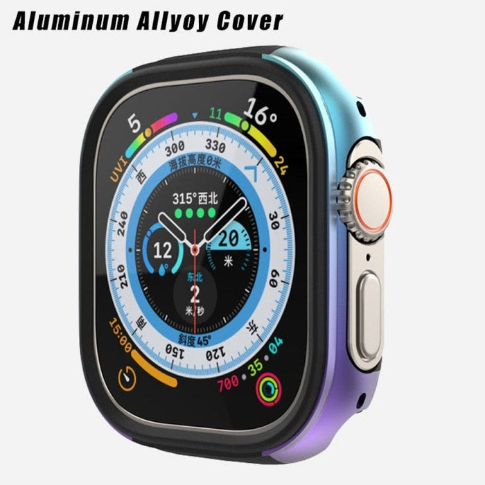 49mm Aluminum Metal Waterproof Protector Cover for Apple