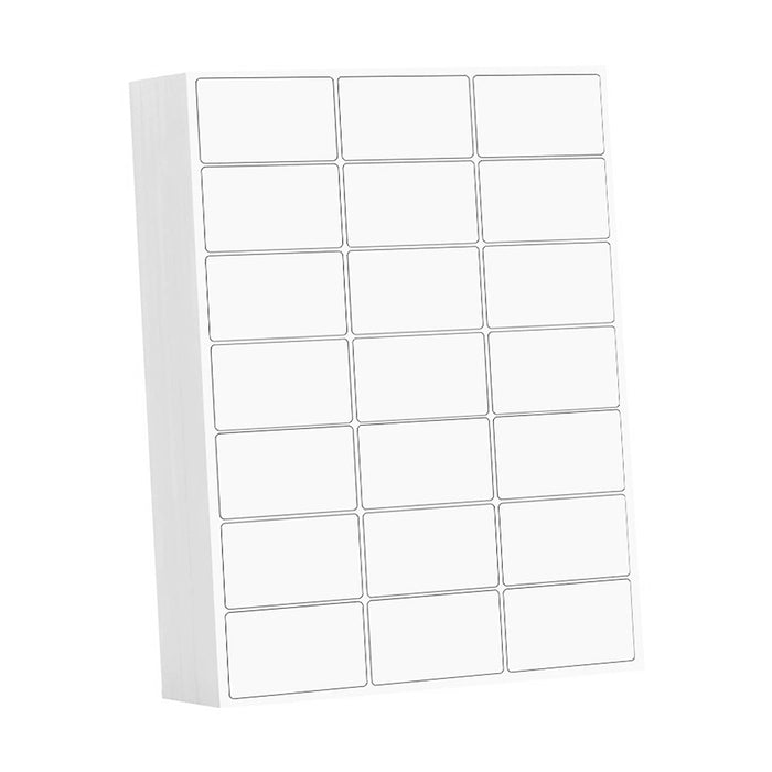 Goslash Picks 100 Sheet A4 Label White Matte Self Adhesive Sticker