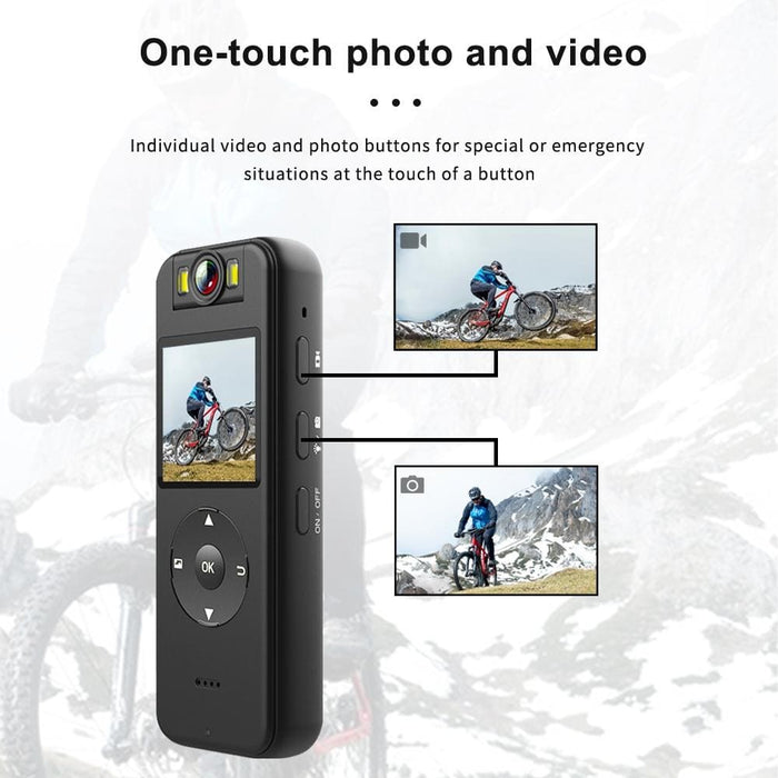 4k Hd Clip On Video Recorder With Ring Stand