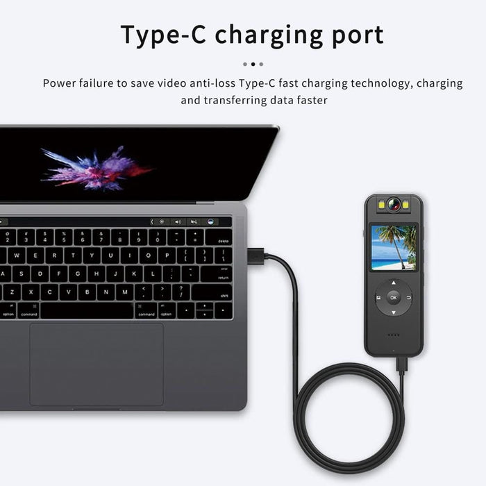 4k Hd Clip On Video Recorder With Ring Stand