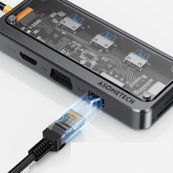 4k Usb c Hub Dock Station With Hdmi Ethernet Pd 100w