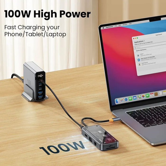 4k Usb c Hub Dock Station With Hdmi Ethernet Pd 100w