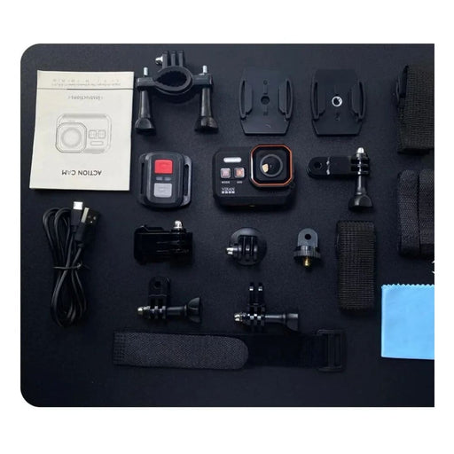 4k60fps Action Cam With Remote And Waterproof