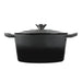 Goslash Picks 4l Enamel Dutch Oven Pot In Black Colour