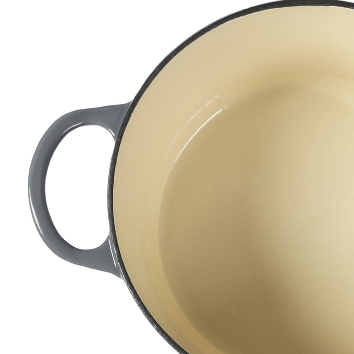 Goslash Picks 4l Enamel Dutch Oven Pot In Black Colour