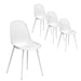 4pc Outdoor Dining Chairs Pp Lounge Chair Patio Garden