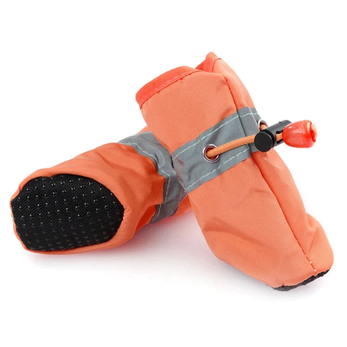4pc Waterproof Dog Shoes For Autumn/ Winter