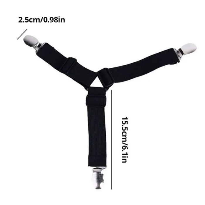 4pcs Bed Sheet Fasteners Home Organizer Clips for Mattress