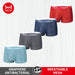 4pcs Brand Men Underpants Boxers Shorts Hip Raise Nylon