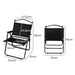 4pcs Camping Chair Folding Outdoor Portable Foldable