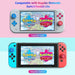 4pcs Silicone Leaf Thumb Grip Case For Nintendo Switch Lite