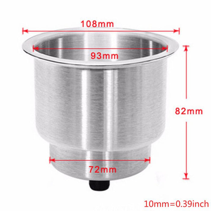 4pcs Stainless Drink Cup Holder Insert for Boat Car Truck