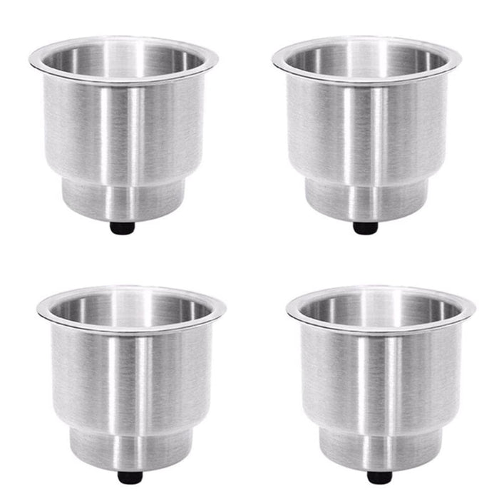4pcs Stainless Drink Cup Holder Insert for Boat Car Truck