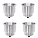 4pcs Stainless Drink Cup Holder Insert for Boat Car Truck