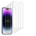 4pcs Tempered Glass for Iphone 14 Pro Max Plus 14pro Screen