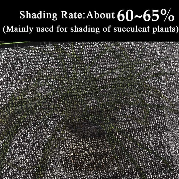 4pin Black Hdpe Anti - uv Sunshade Net 60 - 65% Shading