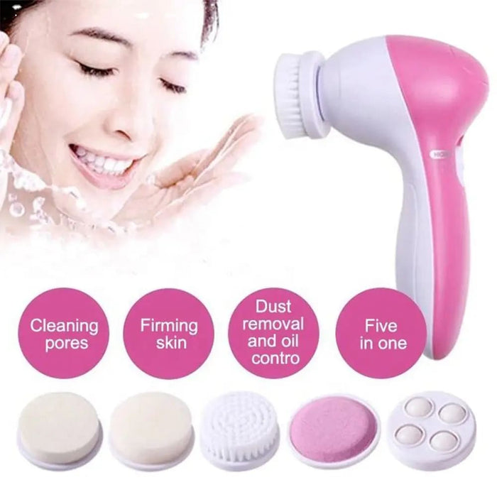 5 In 1 Electric Facial Cleansing Brush
