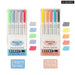5 10 Colour Dual Tip Highlighters Kawaii Japanese Art