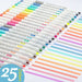 5 10 Colour Dual Tip Highlighters Kawaii Japanese Art