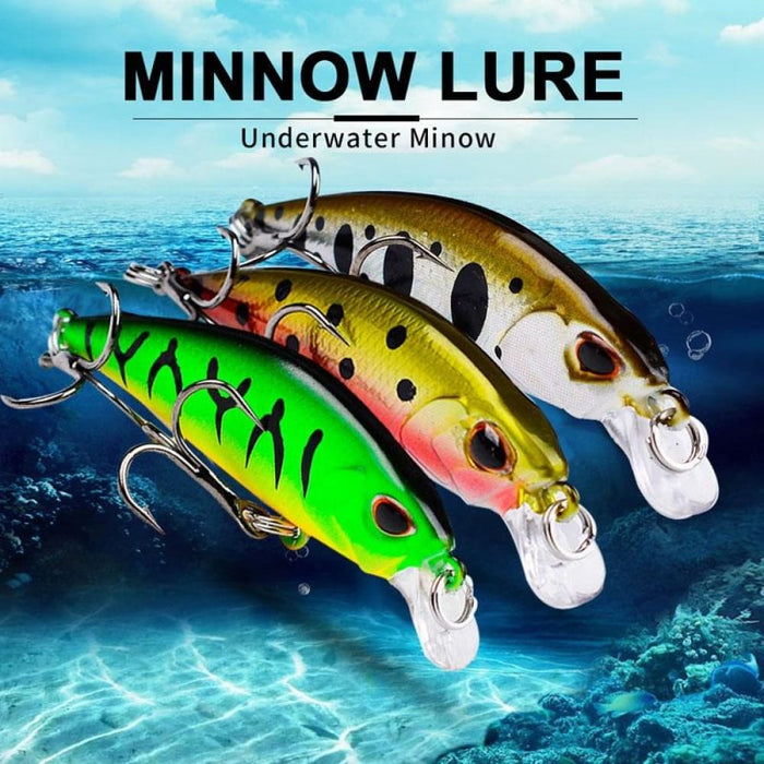 5.3cm Sinking Minnow Lure 4.6g Bionic Hard Bait
