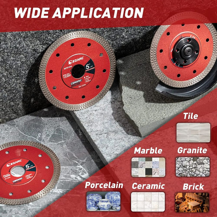 5 And 4.5 Diamond Saw Blades For Angle Grinder Thin